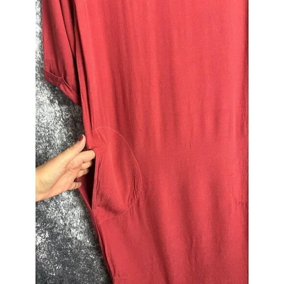 Anthropologie Holding Horses Dress Women’s Small Petite Terracotta lagenlook - Picture 3 of 12